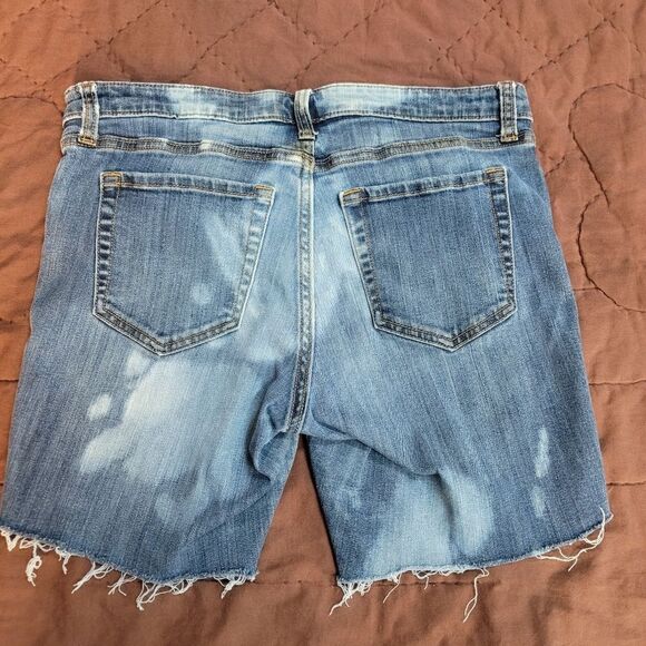 BadSeed Vintage custom reverse tie dye woman's shorts- size 8 - Picture 6 of 7